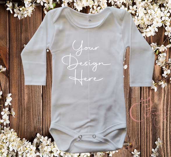 Build your own Baby Long Sleeve Onesie