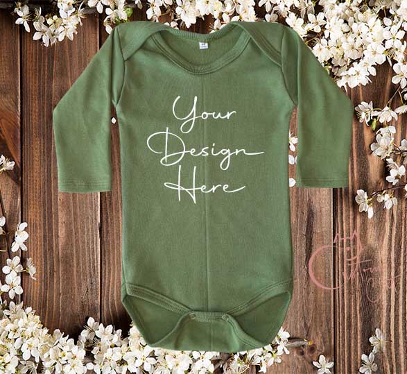 Build your own Baby Long Sleeve Onesie