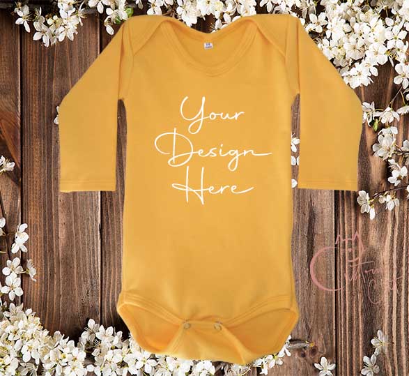 Build your own Baby Long Sleeve Onesie