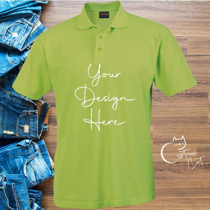 custom printed golf shirt