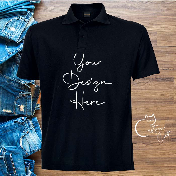 custom printed golf shirt