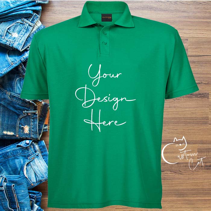 custom printed golf shirt