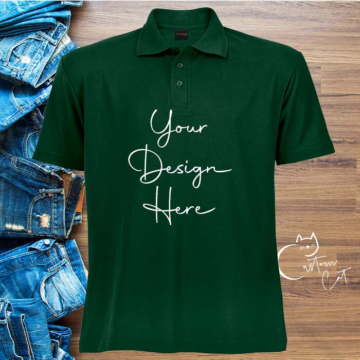 custom printed golf shirt