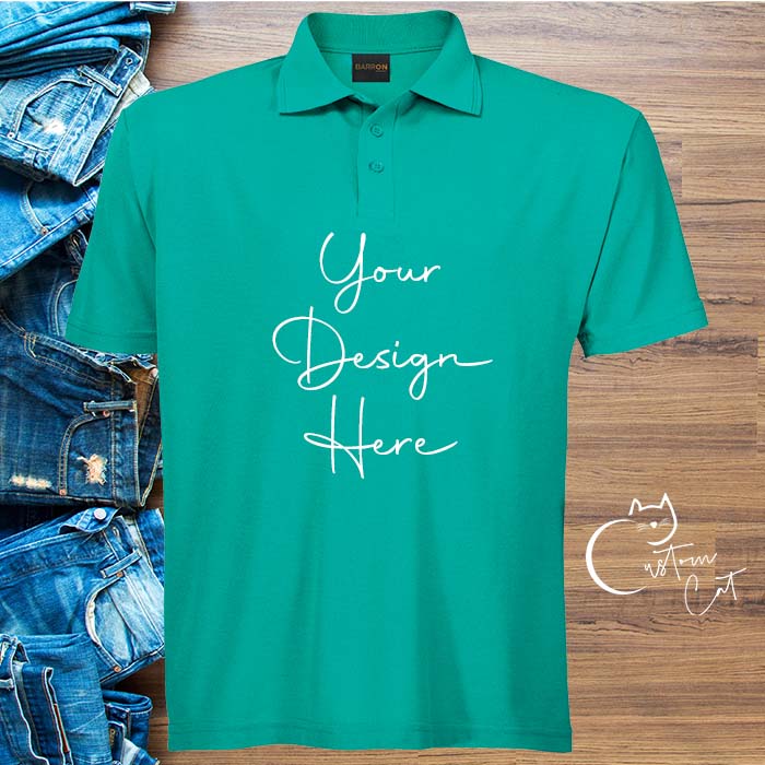 custom printed golf shirt