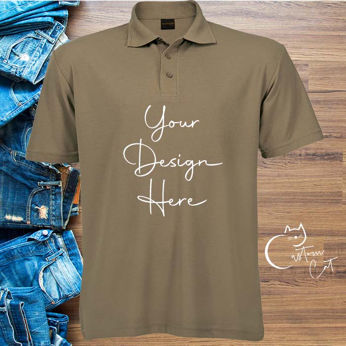 custom printed golf shirt