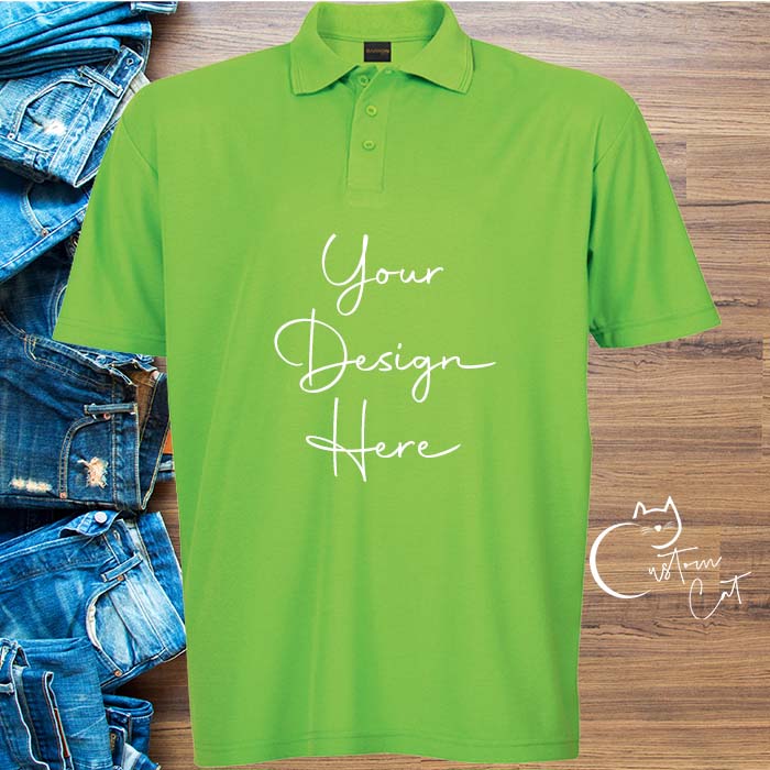 custom printed golf shirt