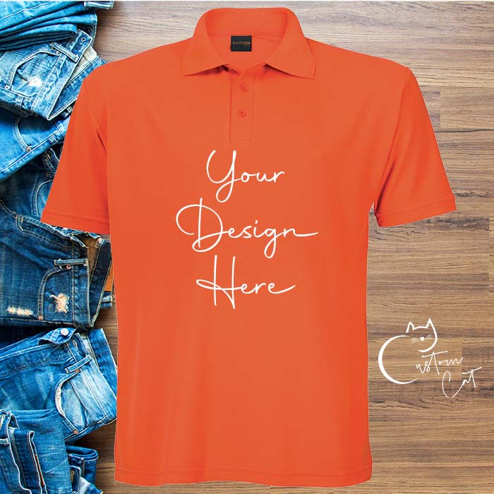 custom printed golf shirt