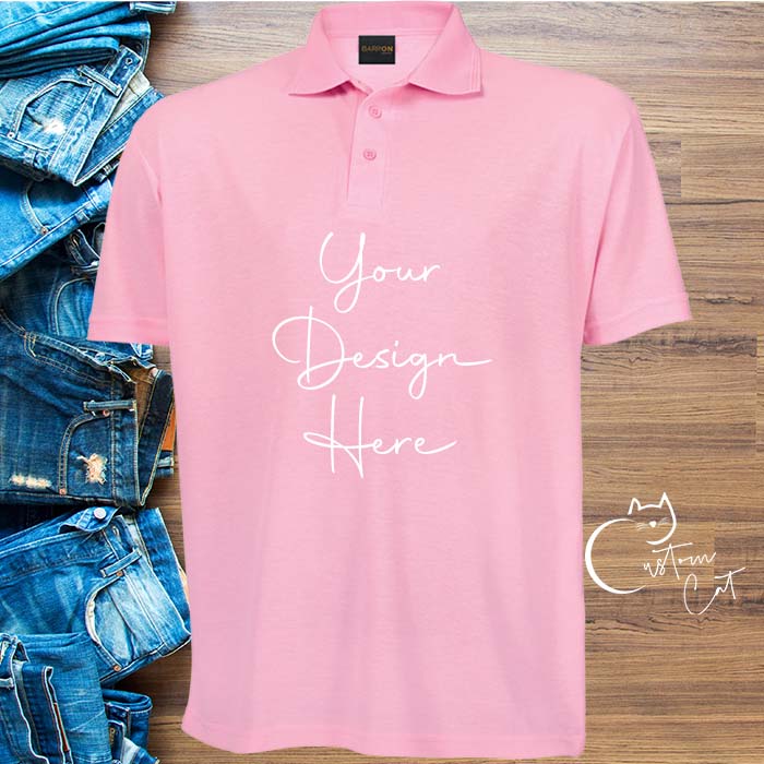 custom printed golf shirt