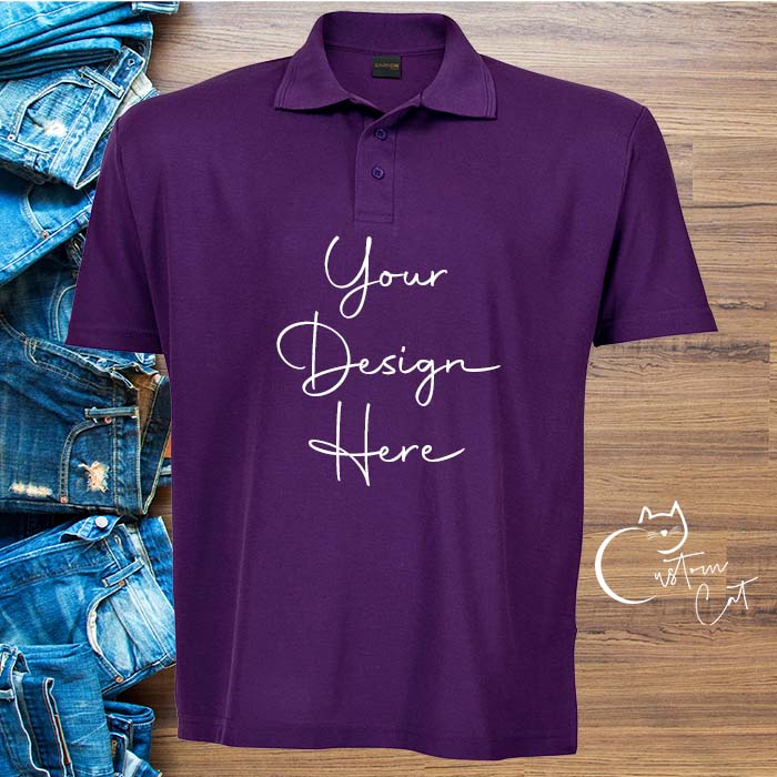 custom printed golf shirt