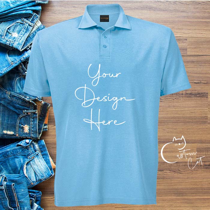 custom printed golf shirt