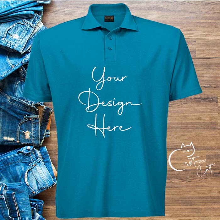 custom printed golf shirt