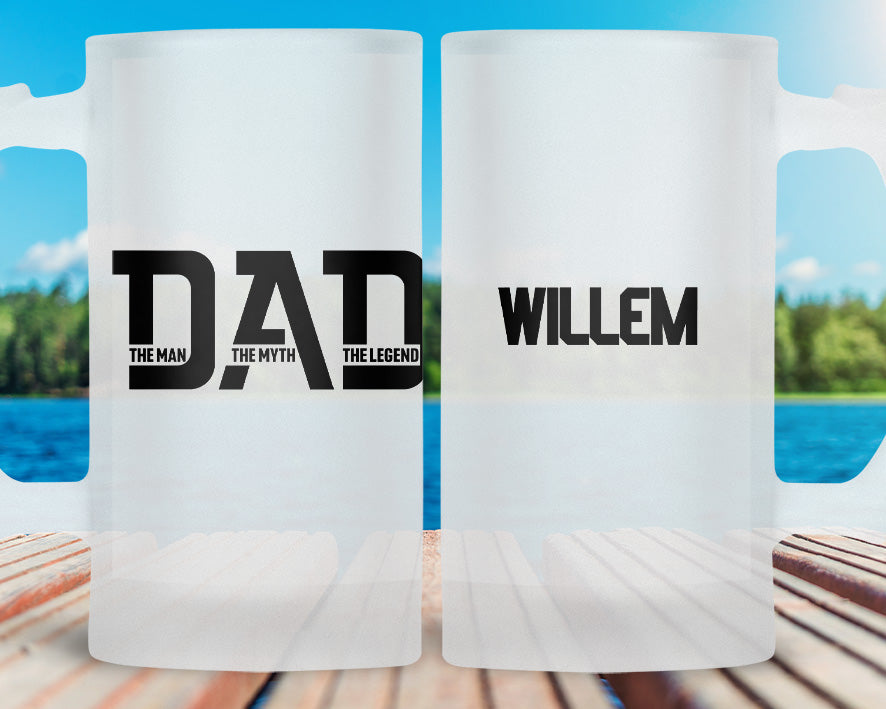 Dad - The Myth - The Legend Customised Mugs