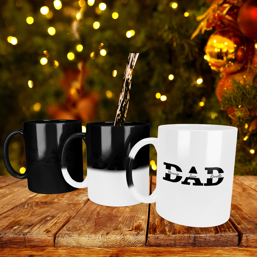 Father&#39;s Day Mug with customised names